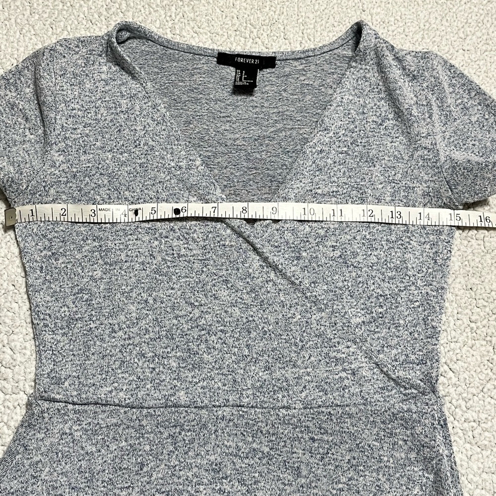 Forever 21 Women's Heathered Skater Dress - Picture 7 of 10